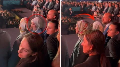 Esra Albayrak babasına ve ekrana bakınca duygulandı