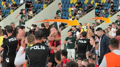 Gençlerbirliği tribününde minik taraftarın formasını zorla çıkarana gözaltı kararı