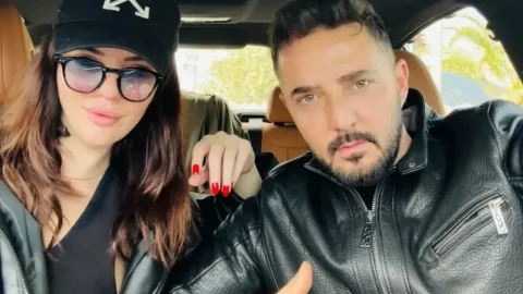 Gökhan Özen 15 yaş küçük sevgilisi Naz Canbaz'la evlendi