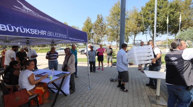 İzmir Büyükşehir Belediyesi'nden Efes Selçuklu incir üreticisine destek