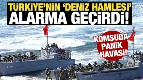 Komşuda panik: Türkiye'nin deniz hamlesi Yunanistan'da alarma yol açtı