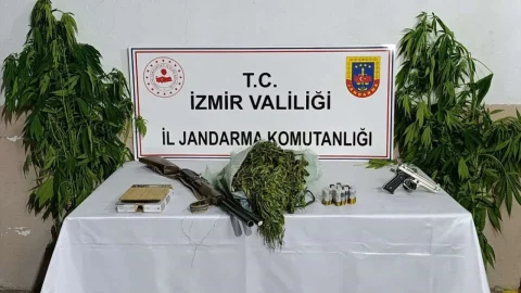 Ödemiş'te ihbar üzerine düzenlenen operasyonda 1 kişi tutuklandı