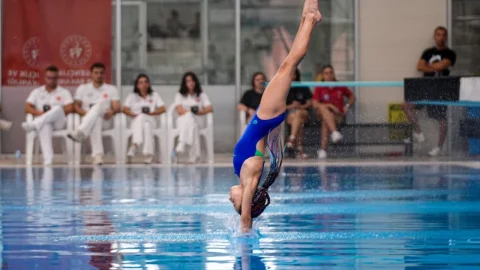Türkiye atlama şampiyonası İzmir'de tamamlandı