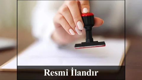 Tuzla Belediye Başkanlığı'ndan resmi ilan yayımlandı