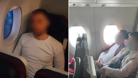 Uçakta 'bomba var' diye bağıran Serkan Kurtuluş Türkiye'ye getirildi