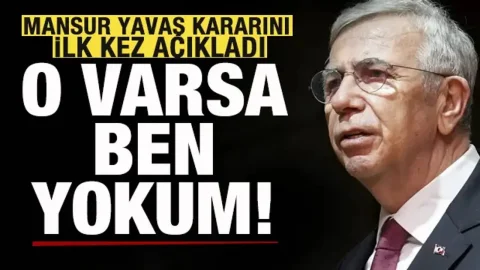 Yeni Parti sonrası Mansur Yavaş hakkında iddia