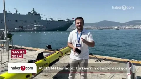 Yerli su altı aracı Deringöz 600 metrede otonom çalışıyor