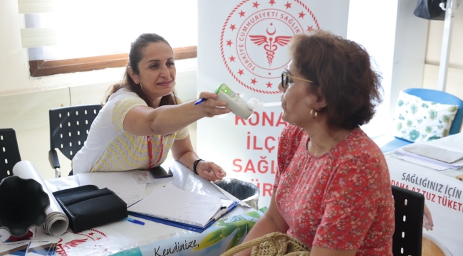 Konak'ın 'İleri Yaş' üyelerine ücretsiz sağlık taraması